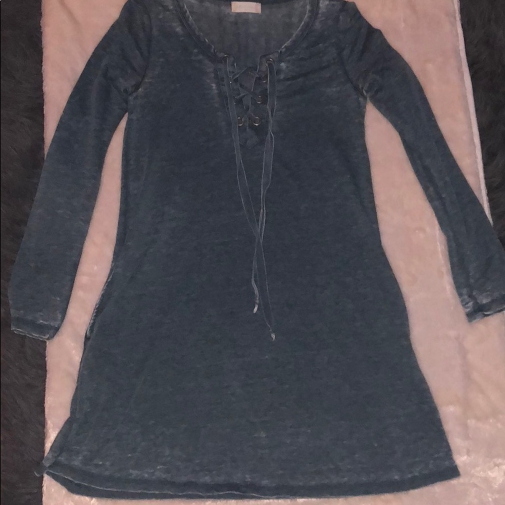 Dark teal/green altar’d state dress with pockets